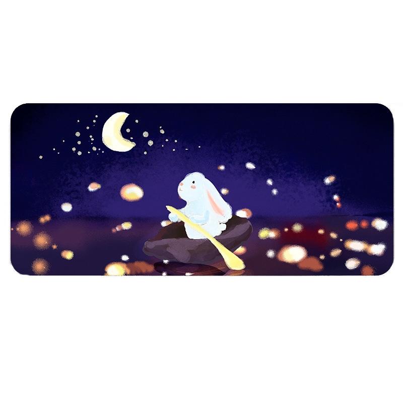 Waterproof Cartoon Mouse Pad Non Slip Design - Yellow Cat 10