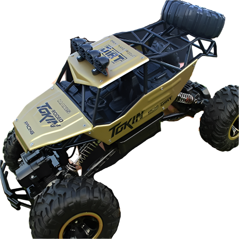 Off-road Climbing Car with 2.4ghz Remote Control and Double Motors - Black 12