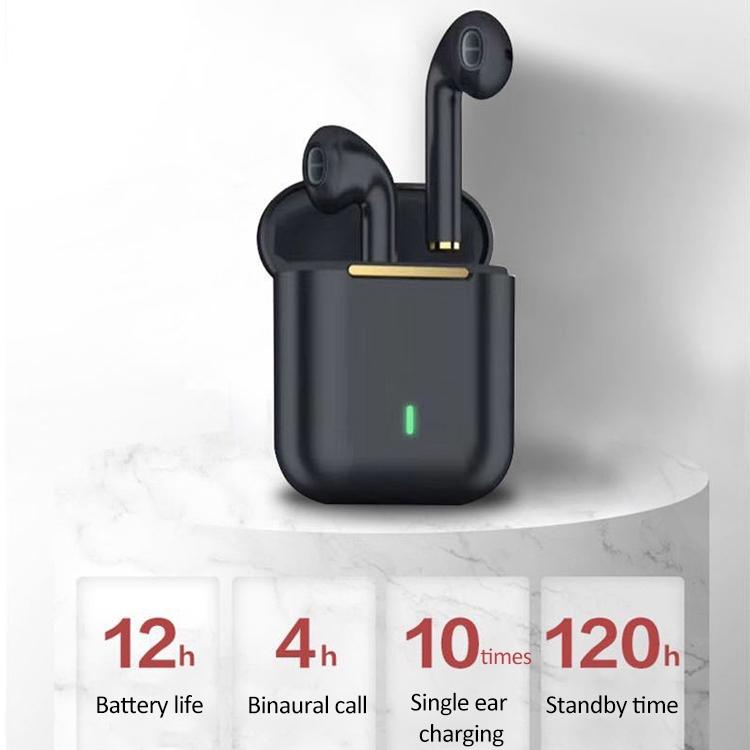 Wireless t & g J18 Bluetooth Earphones with Charging Box - Black 3