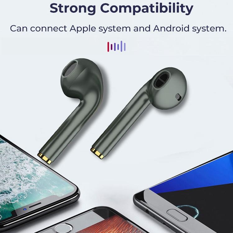 Wireless t & g J18 Bluetooth Earphones with Charging Box - Black 8