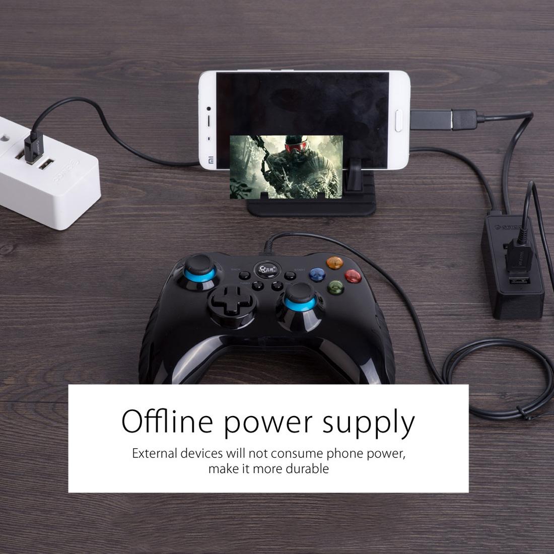 Usb 2.0 Desktop Hub With Micro Usb Cable And Power Supply 5