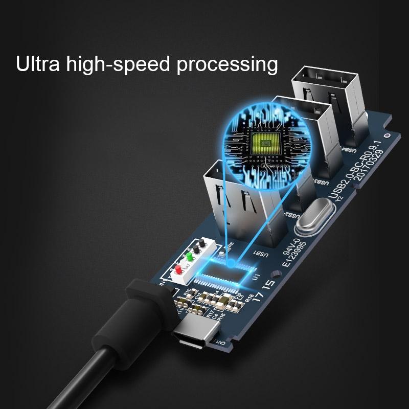 Usb 2.0 Desktop Hub With Micro Usb Cable And Power Supply 11