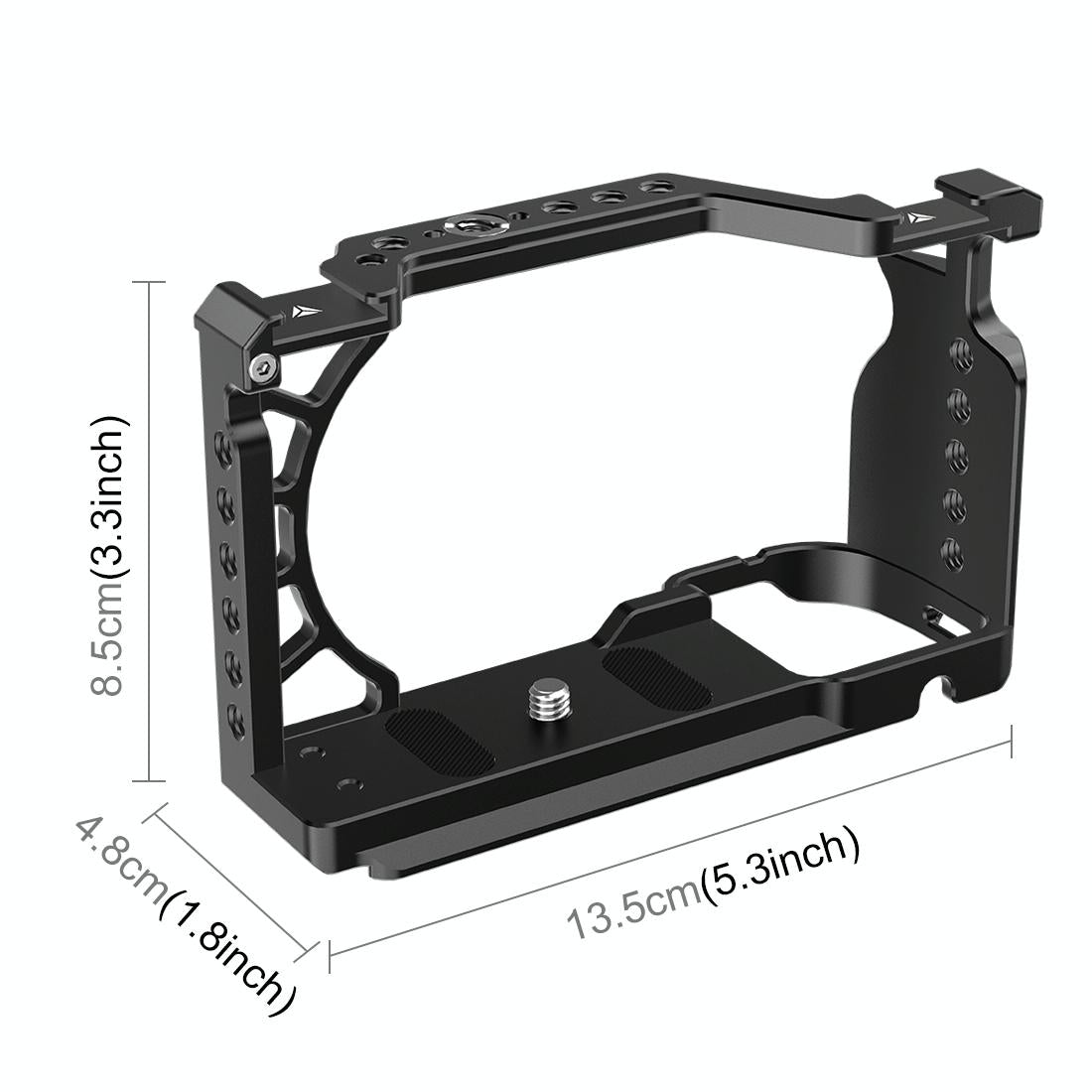 Metal Camera Cage For Sony A6500 / A6400 / A6300 / A6000 - Stabilizer Rig Black 3
