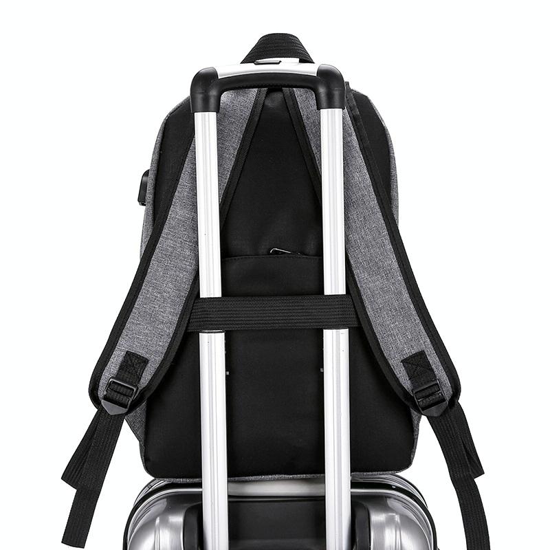 Outdoor Travel Usb Backpack - Compact & Durable - Black 12