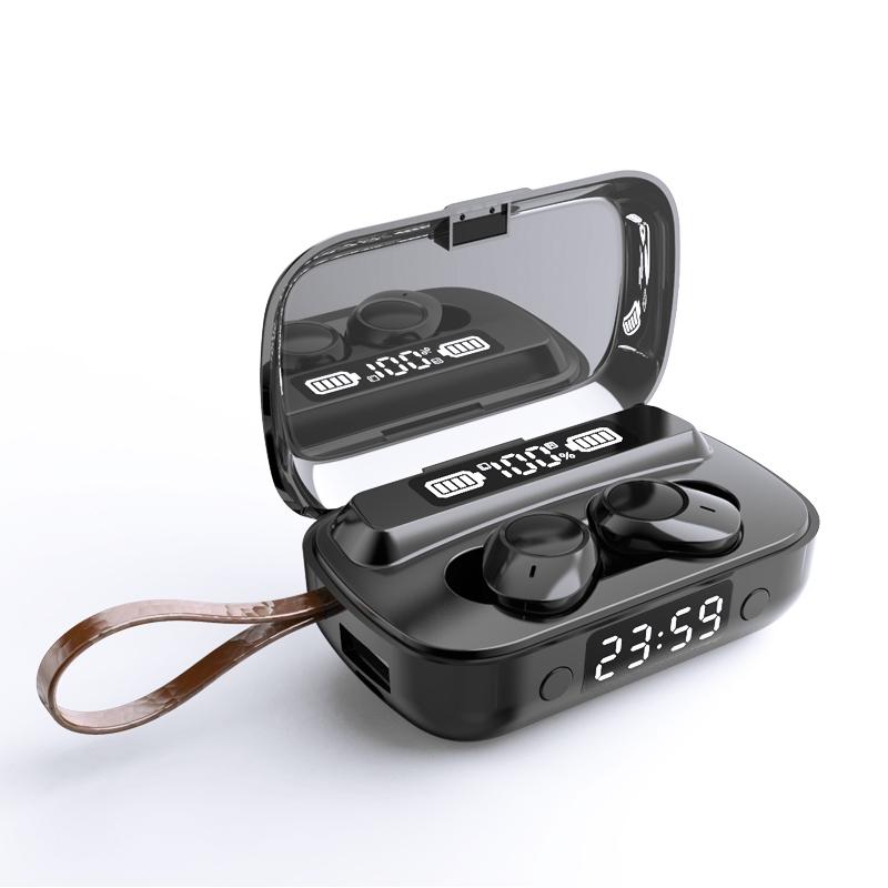 Touch Bluetooth Earphones with Dual Noise Cancellation and Charging Box 3