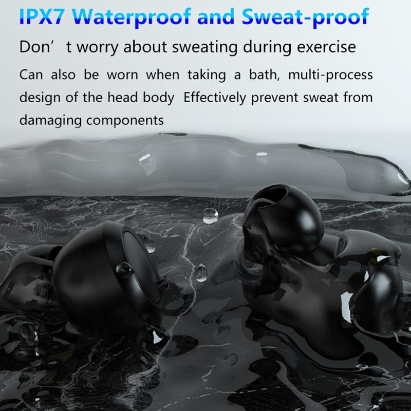 Touch Bluetooth Earphones with Dual Noise Cancellation and Charging Box 12