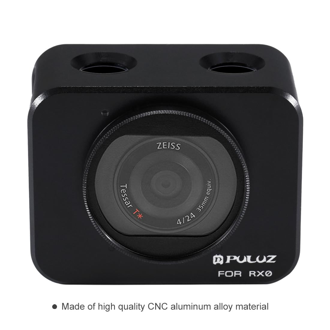 Sony Rx0 Protective Cage with 37mm Lens and Sunshade - Black 9