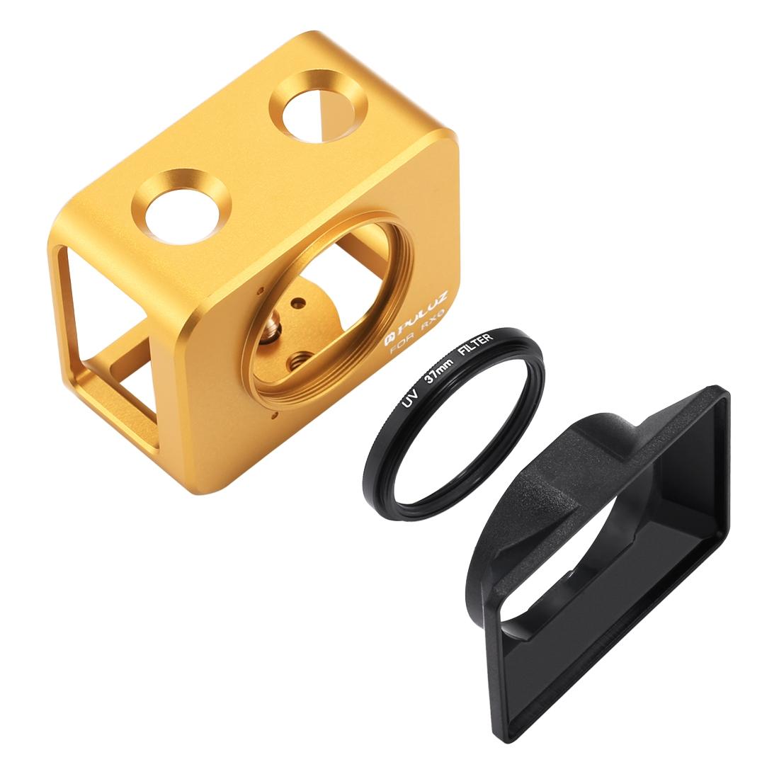 Sony Rx0 Protective Cage with 37mm Lens and Sunshade - Black 14