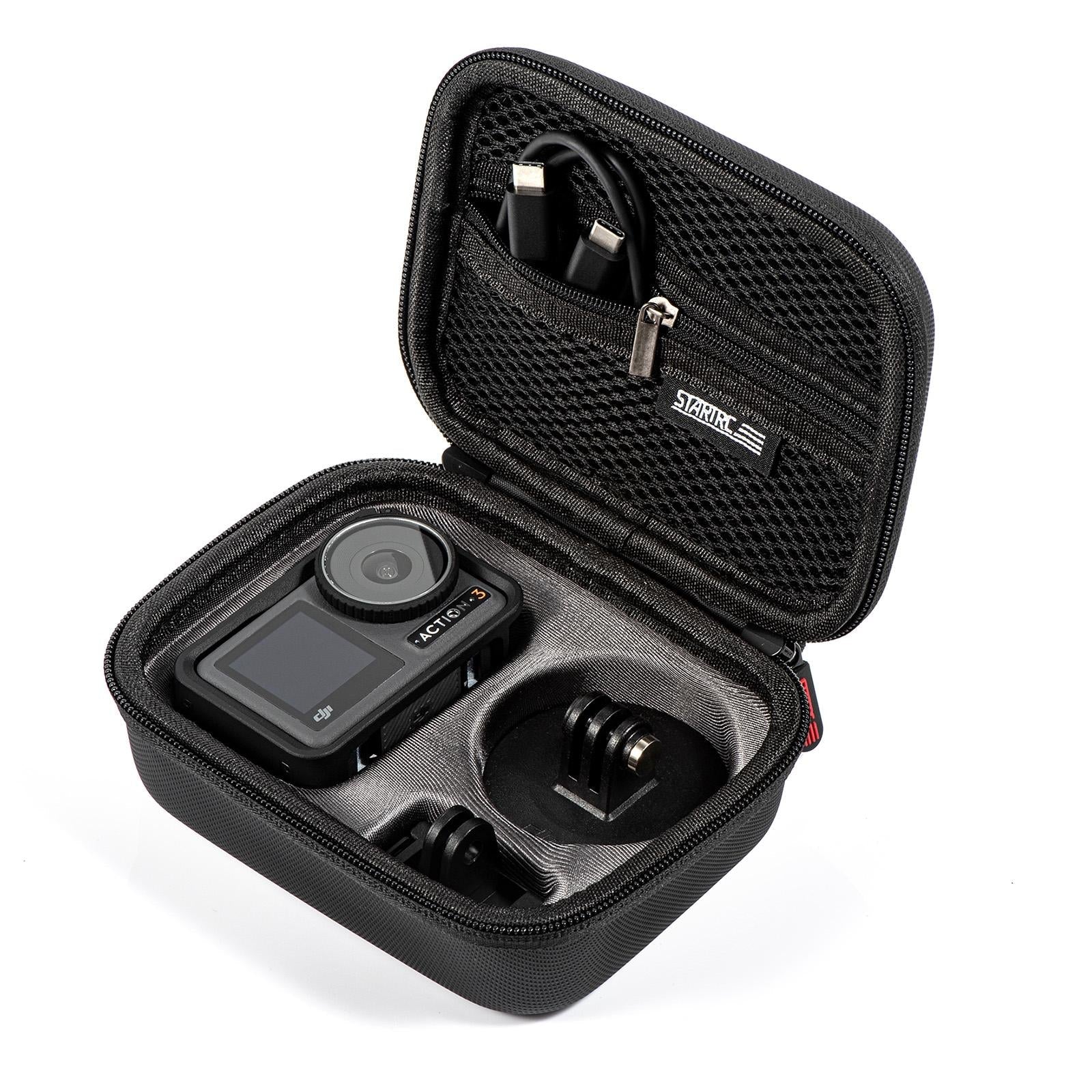Carry Case with Carabiner and Strap for Cameras 6