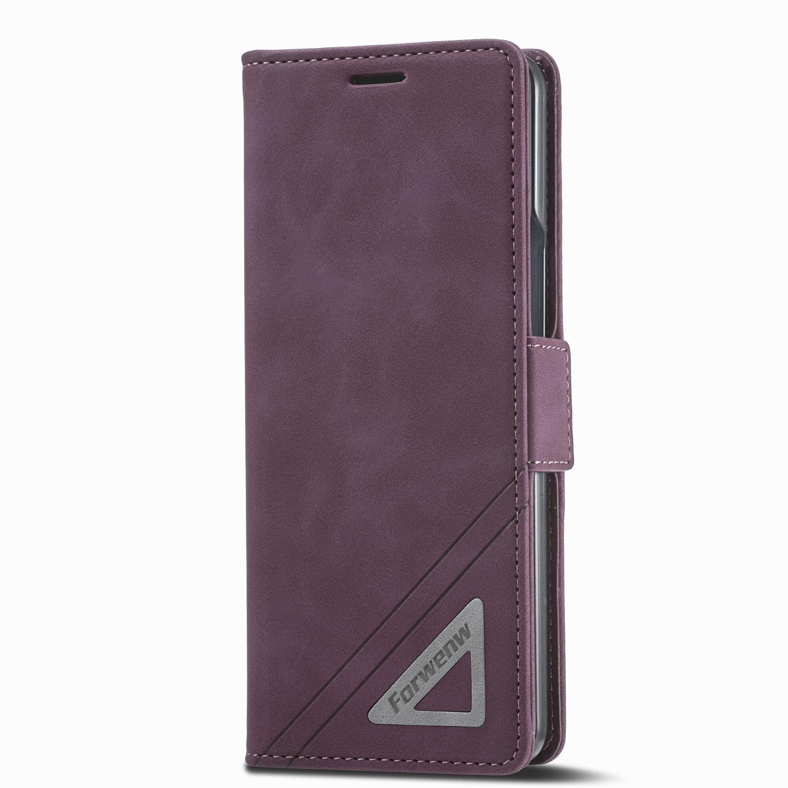 For Samsung Galaxy Z Fold4 5G Leather Dual Side Buckle Phone Cover - Dark Cyan 3