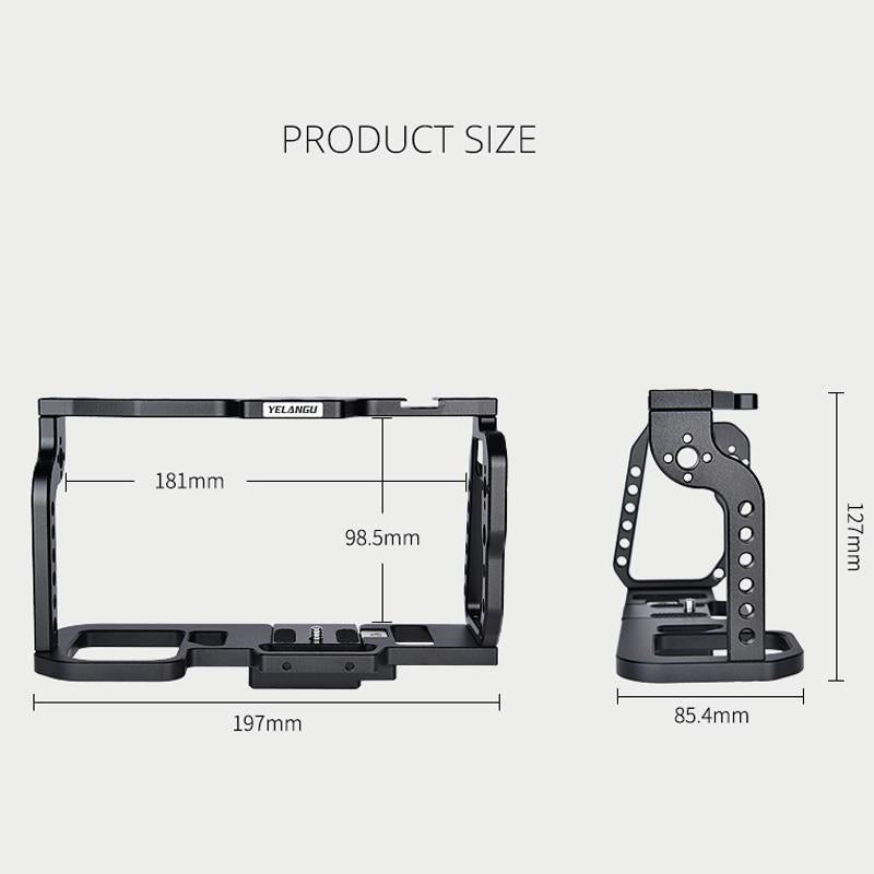 Video Camera Cage Stabilizer For Dji Bmpcc 4K - Black C9 6