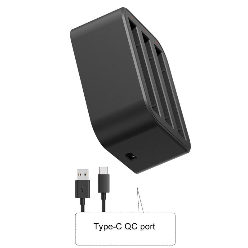 Tri-slot Fast Charger for Insta360 X3 / one X2 Batteries 4