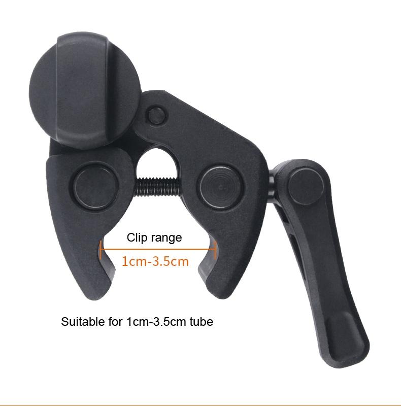 Waterproof Clamp Mount Adapter Kit for Gopro Hero6 / 5 with Back Cover 6