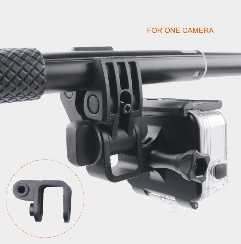 Waterproof Clamp Mount Adapter Kit for Gopro Hero6 / 5 with Back Cover 12