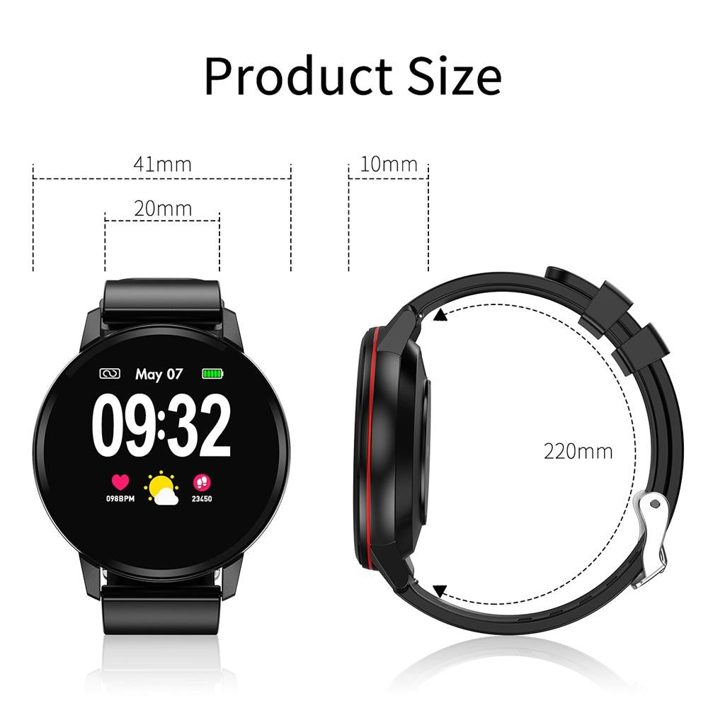 Waterproof Smart Bracelet With Colour Screen - Call Heart Bp Sleep Oxygen Monitoring - Black 8