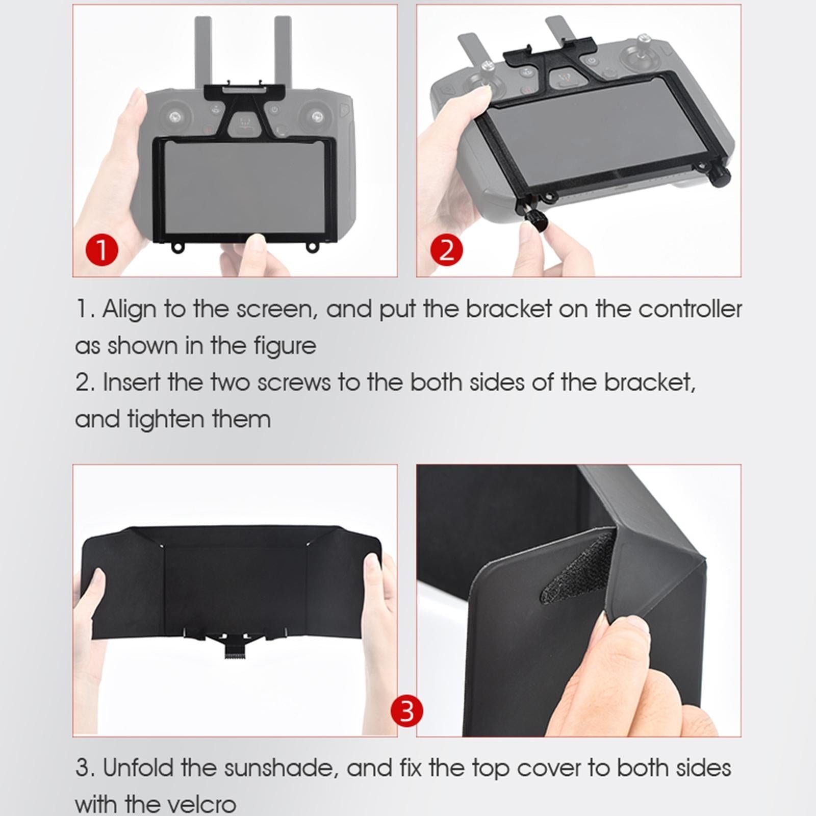Foldable Sunshade with Screen Bracket for Dji Mavic Drones 6