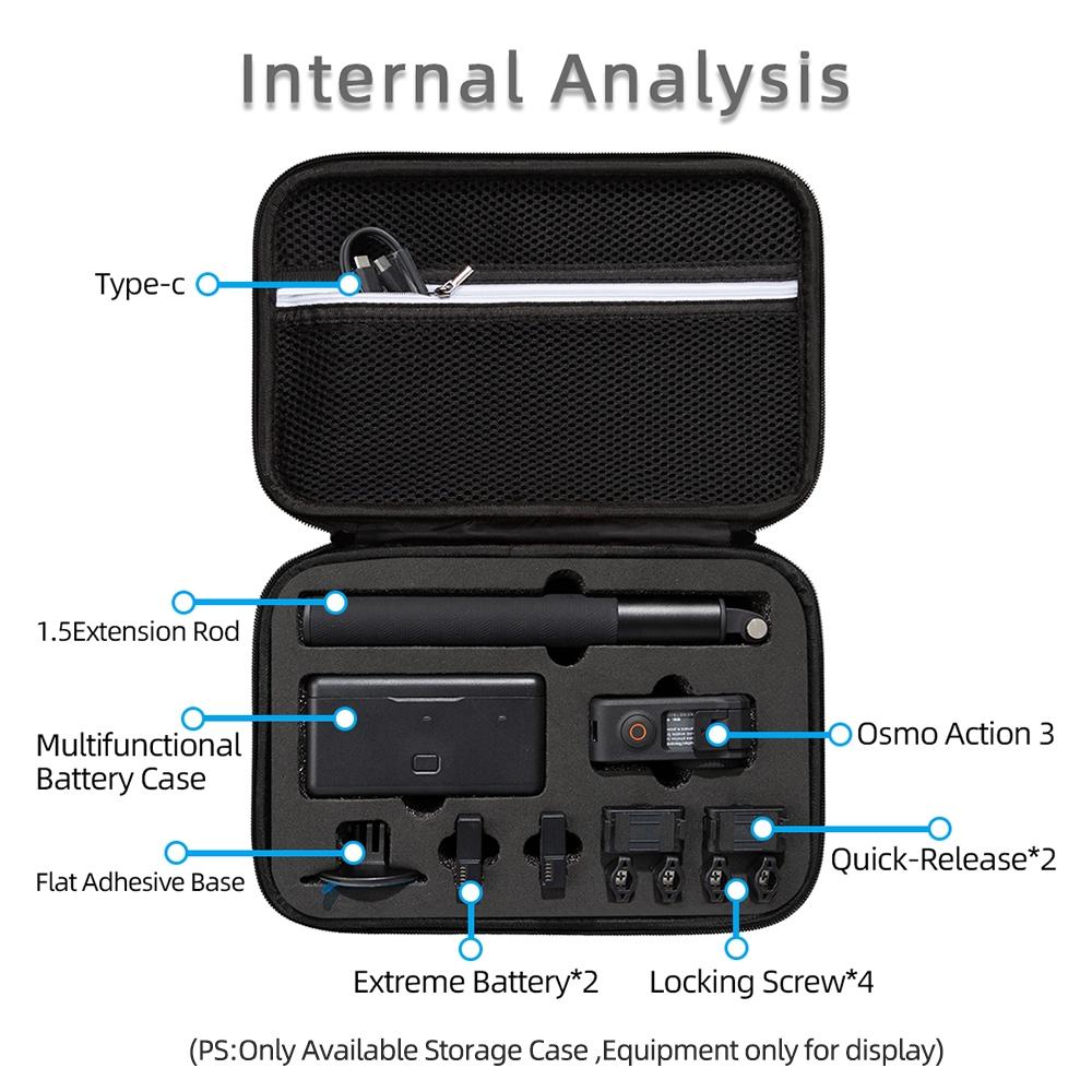 Dji Action Carrying Case - 21.5 x 29.5 x 10cm - Storage Bag 7