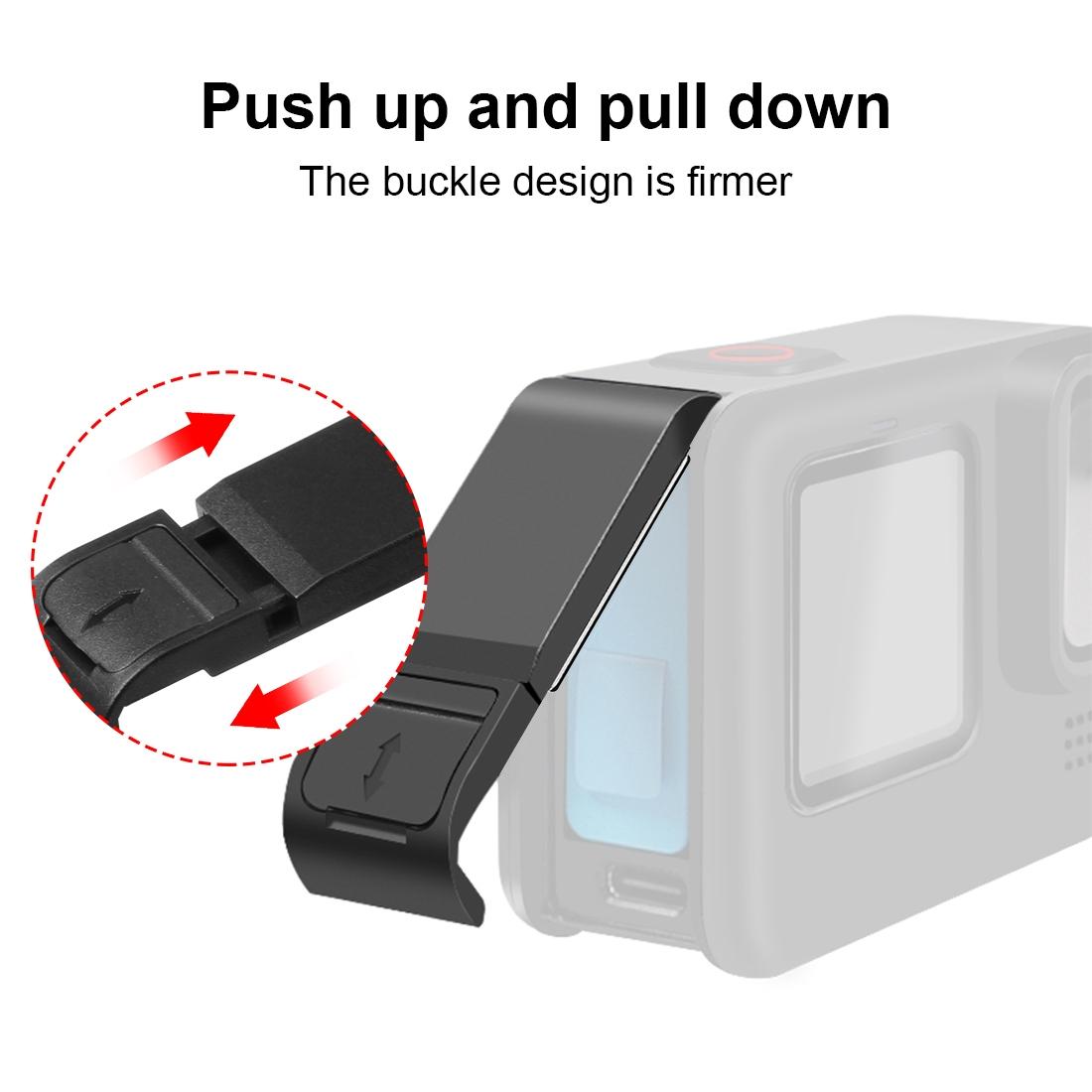 Silicone Protective Case with Wrist Strap and Lens Cover for Gopro Hero12 4