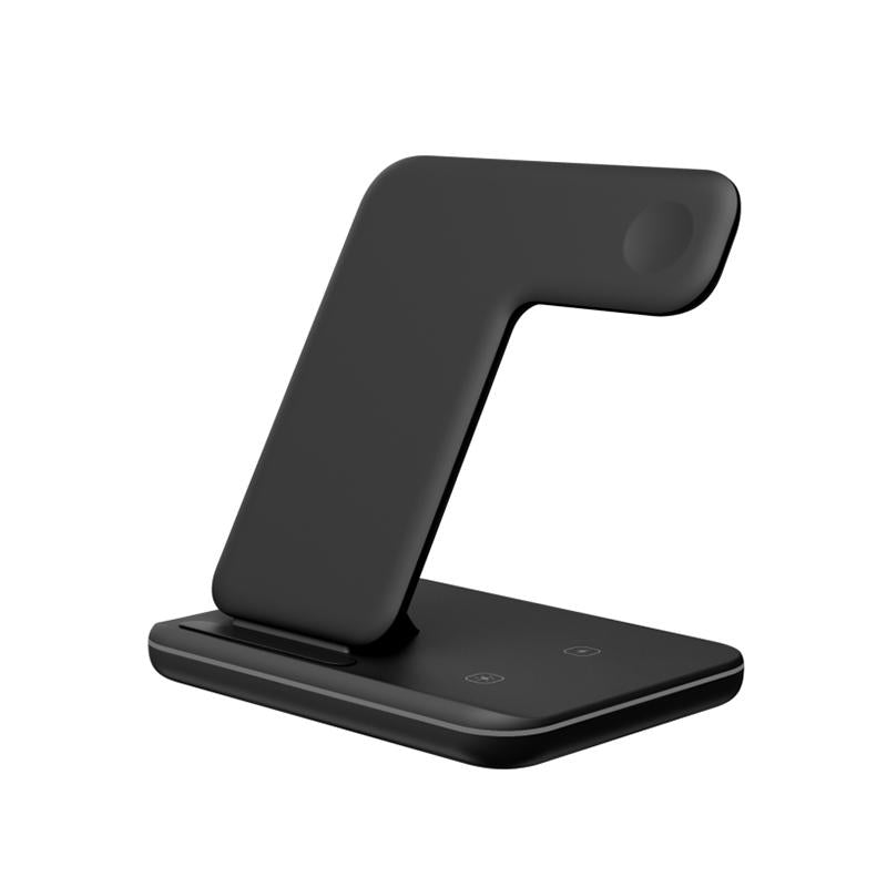 3 In 1 Magnetic Wireless Charger With Touch Ring Light - Black 3