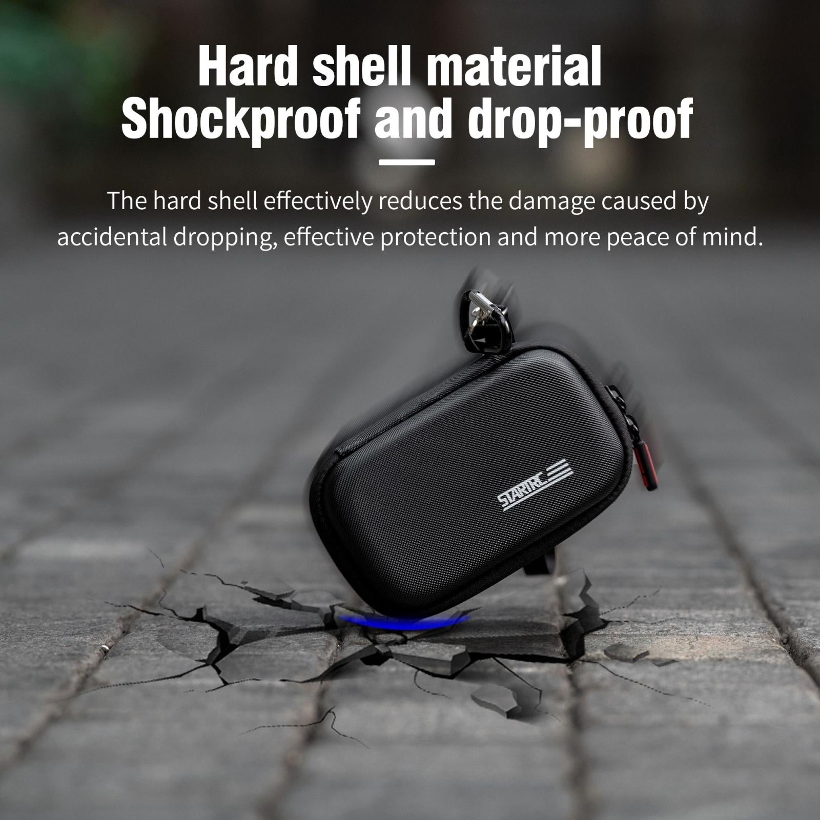 Portable Diamond Texture Carry Case with Carabiner and Strap 5