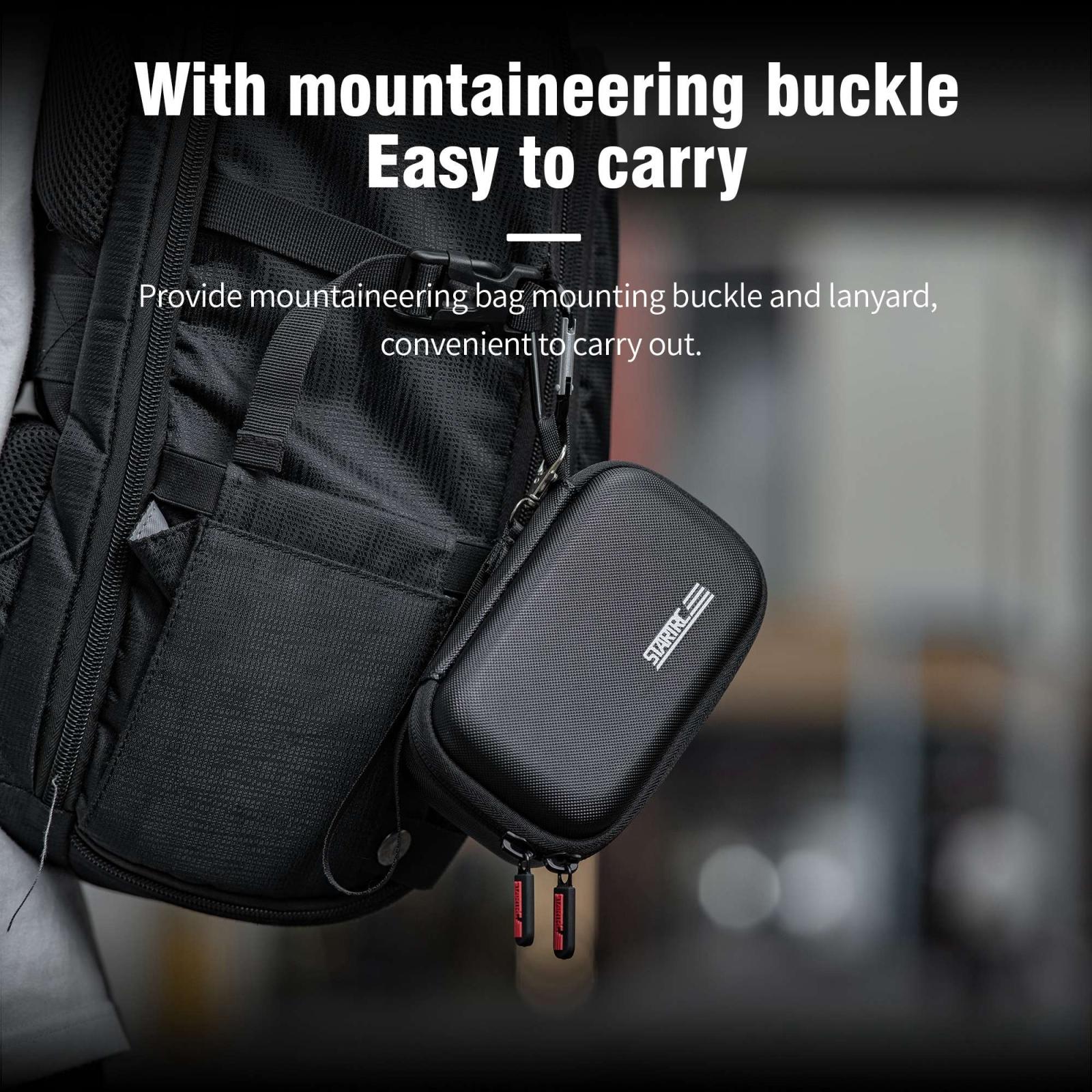 Portable Diamond Texture Carry Case with Carabiner and Strap 6