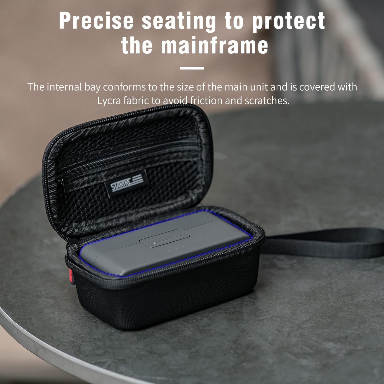 Portable Diamond Texture Carry Case with Carabiner and Strap 7
