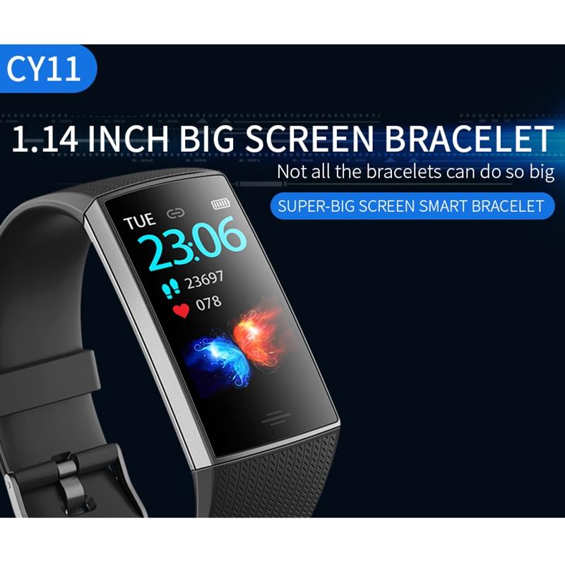 Waterproof Smart Bracelet With Step Heart And Sleep Monitoring - Ip67 - Black 8
