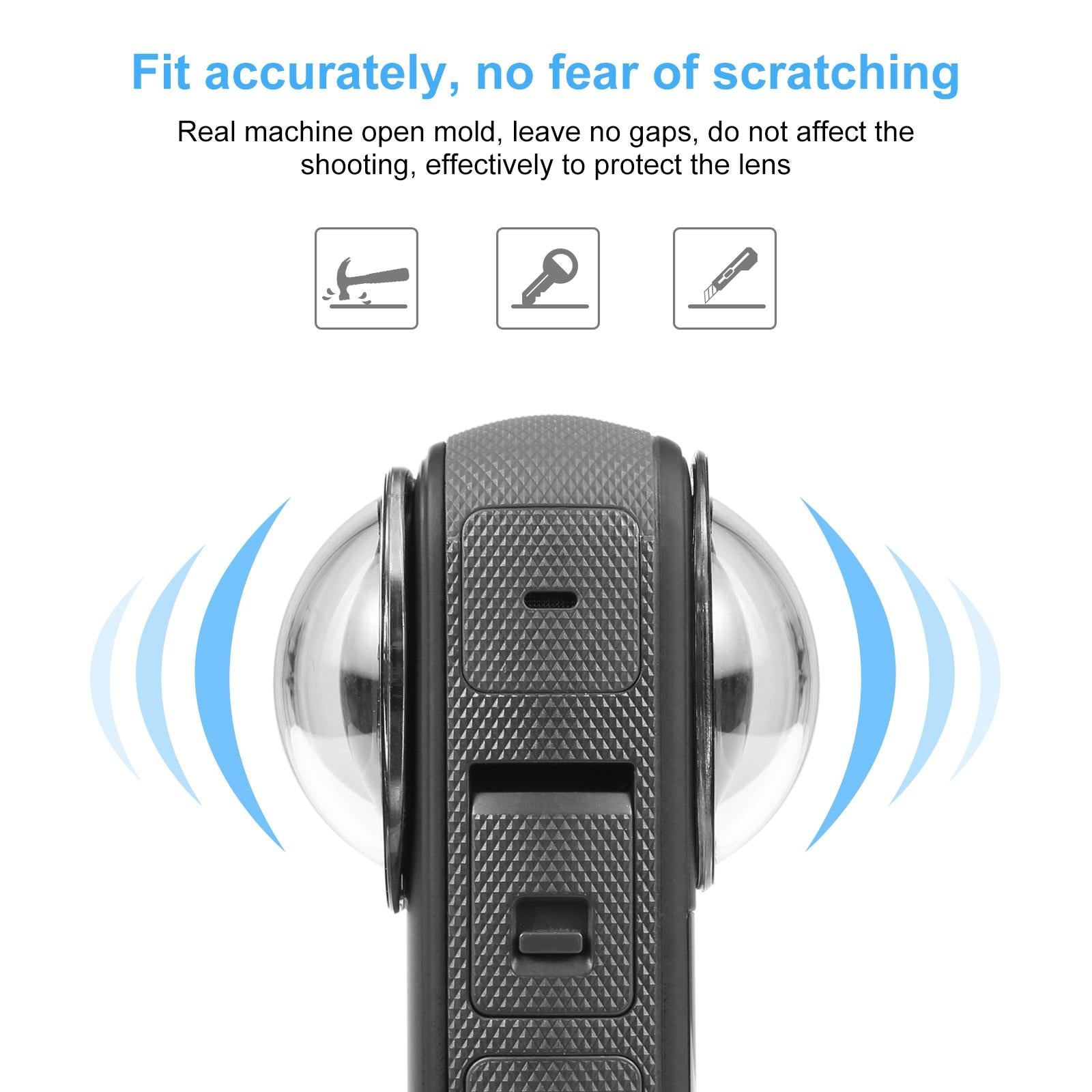 Optical Glass Lens Guard for Insta360 X3 - Protective Cover 4