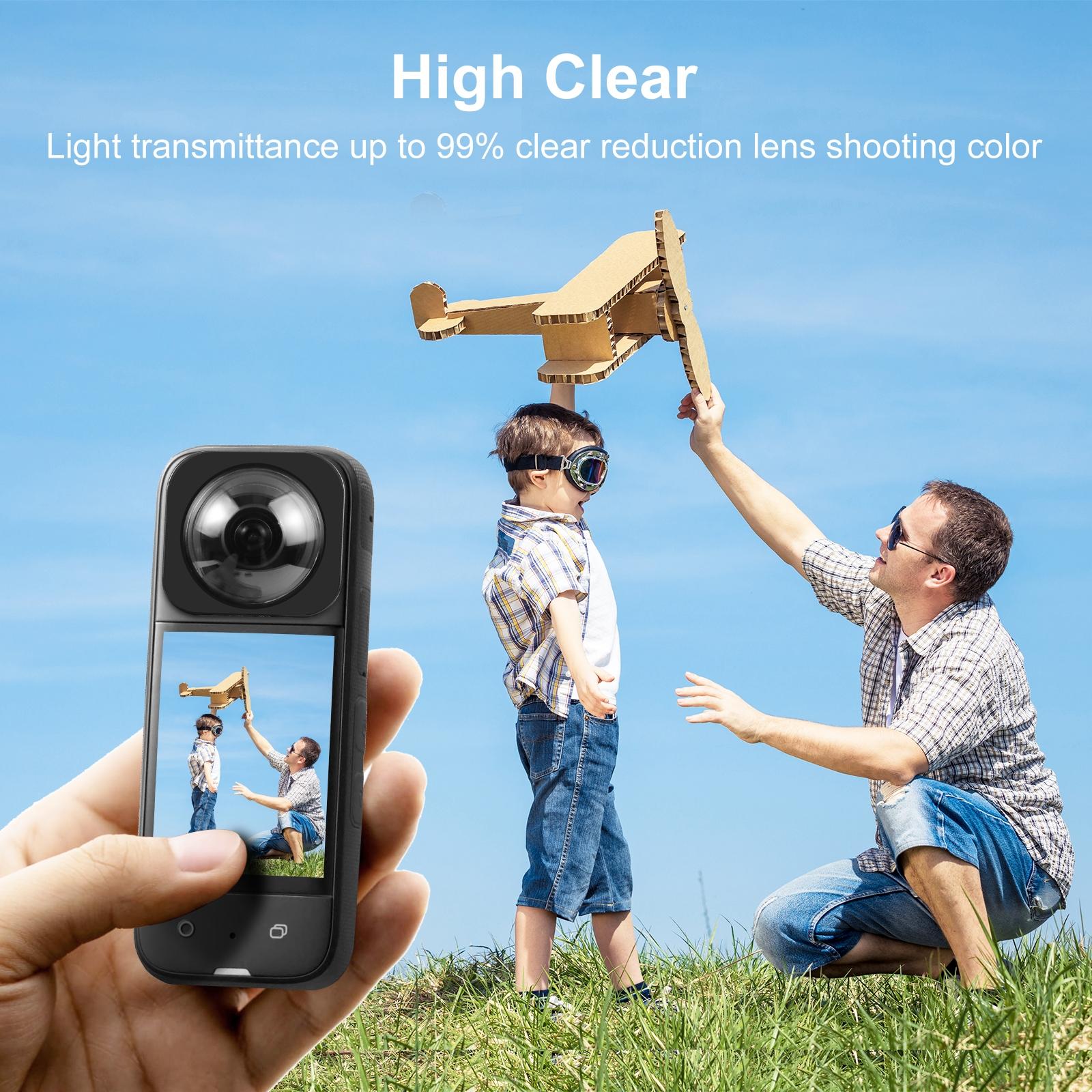Optical Glass Lens Guard for Insta360 X3 - Protective Cover 5