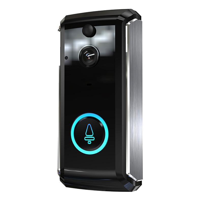 Smart Wifi Video Doorbell With Night Vision & Motion Detection - 2-Way Intercom - 32Gb Sd Card - Black 10