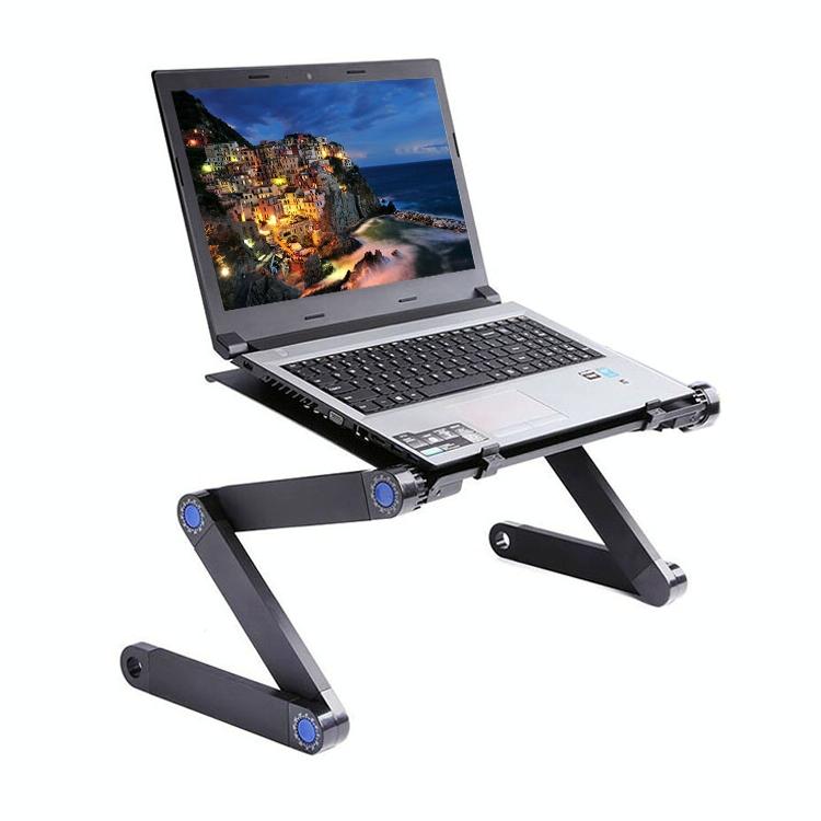 Adjustable Foldable Laptop Stand - Portable Aluminium Alloy - 360 Degree Rotation 6