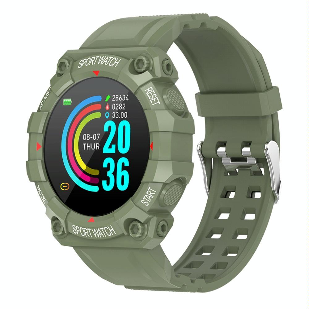 1.3 Inch Colour Round Screen Sport Smart Watch Support Heart Rate / Multi-Sports Mode - Black 9