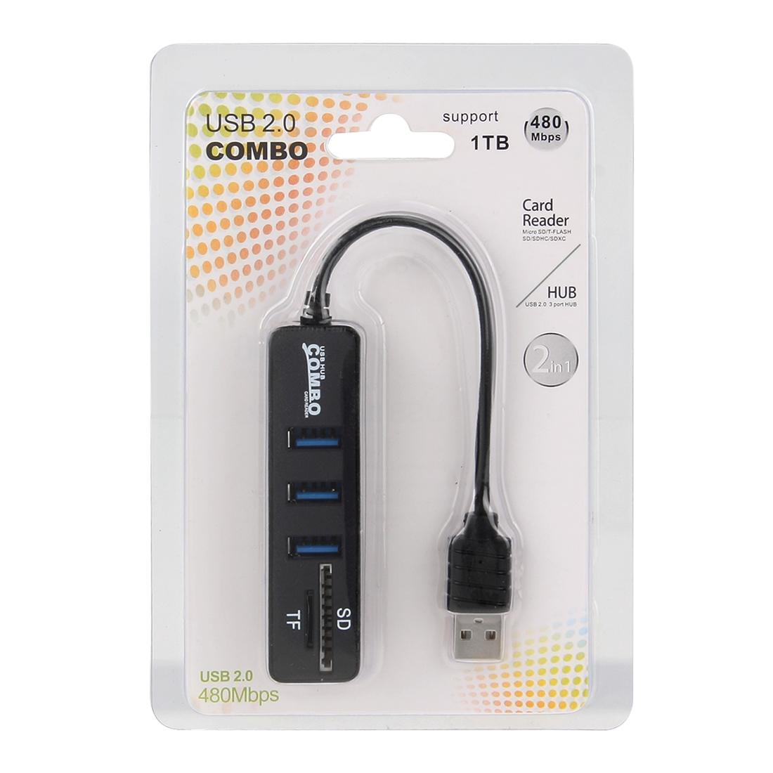 3-Port Usb Hub + Micro Sd Card Reader For Windows & Mac 6