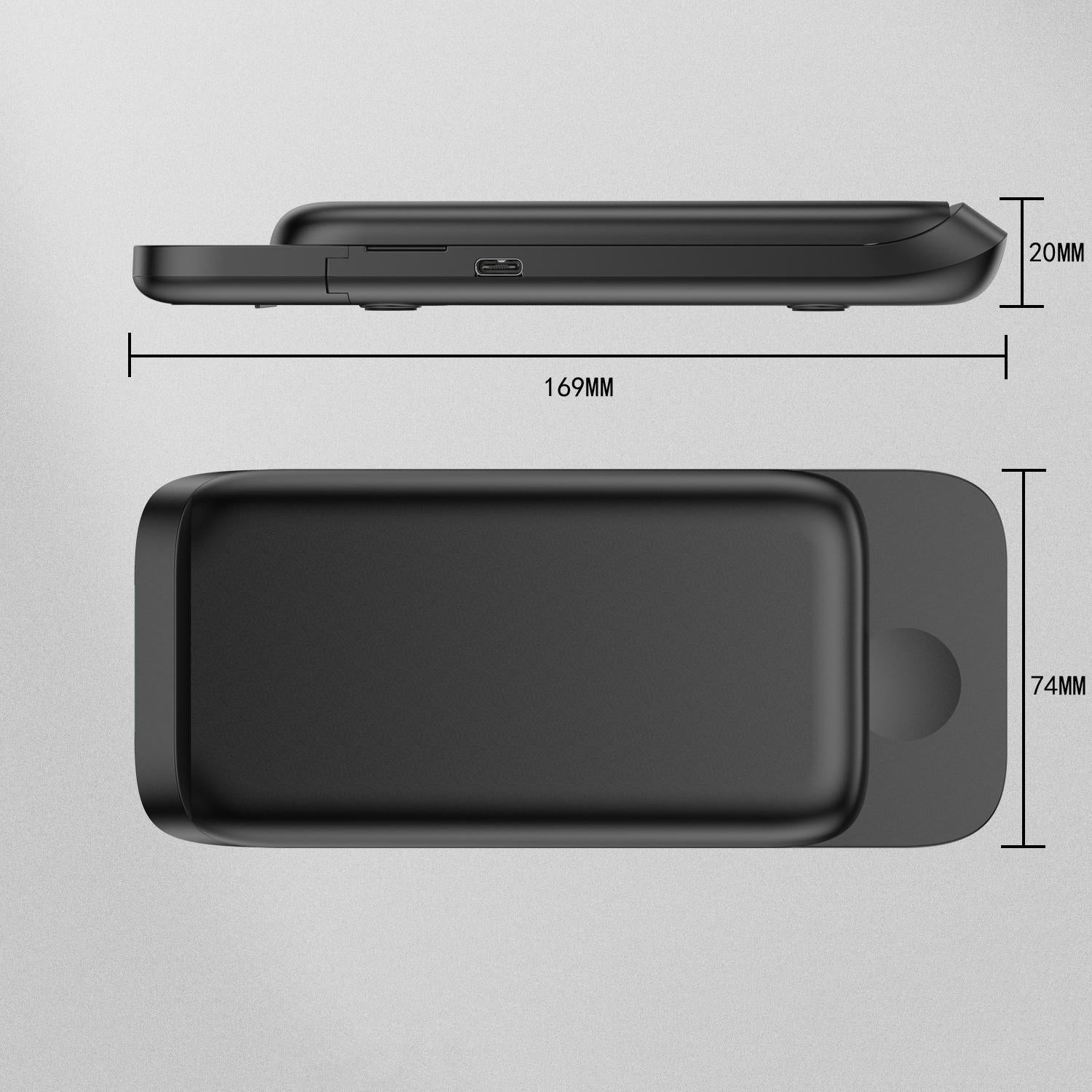 3 In 1 Foldable Wireless Charger For Iphone Apple Watch Airpods 8