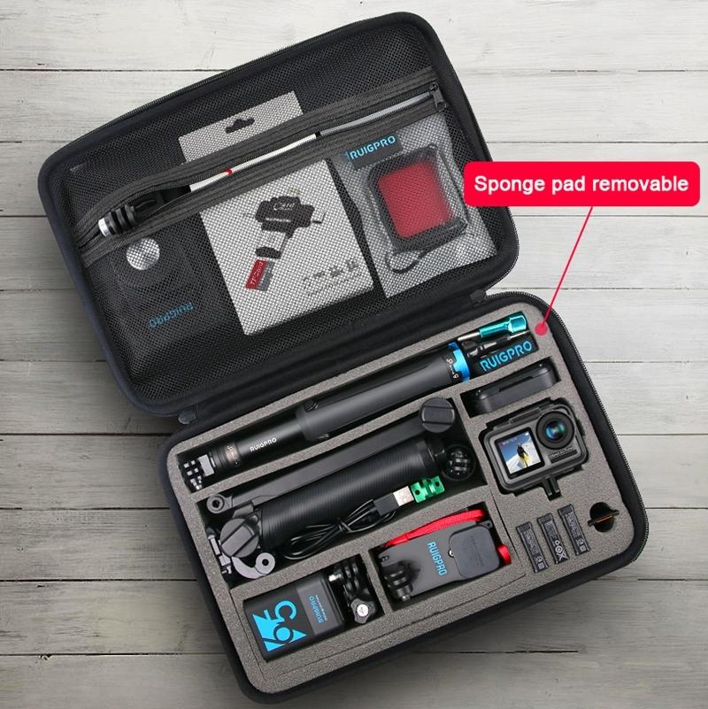 Portable Shockproof Waterproof Case for Dji Action - 33.5cm x 22.7cm x 6.3cm 11