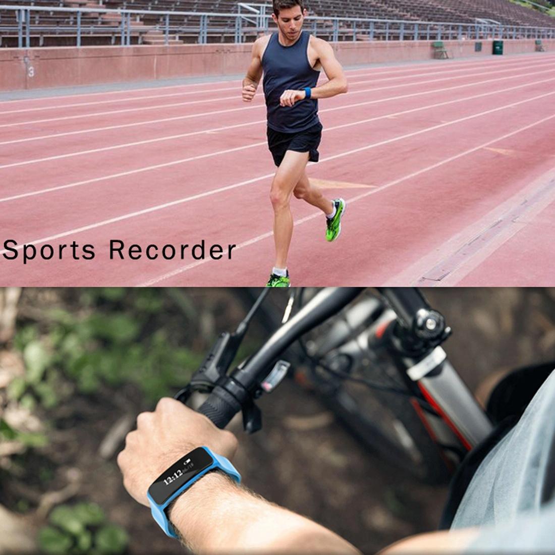 Waterproof Oled Bluetooth Smart Bracelet With Pedometer And Remote Capture For Android / Ios - Black 12