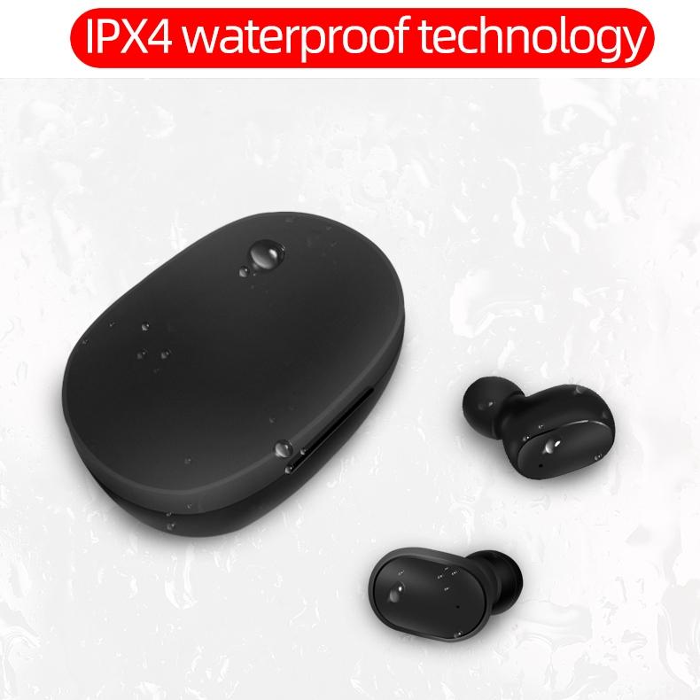 Waterproof Wireless Bluetooth Earphones with Charging Box - A6s 13