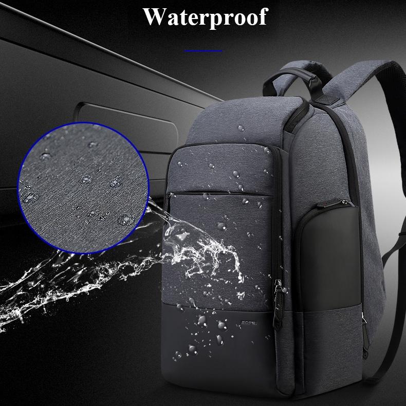 Large Capacity Waterproof Business Shoulder Bag With Usb Port - 37X21X47.5Cm In Black 6