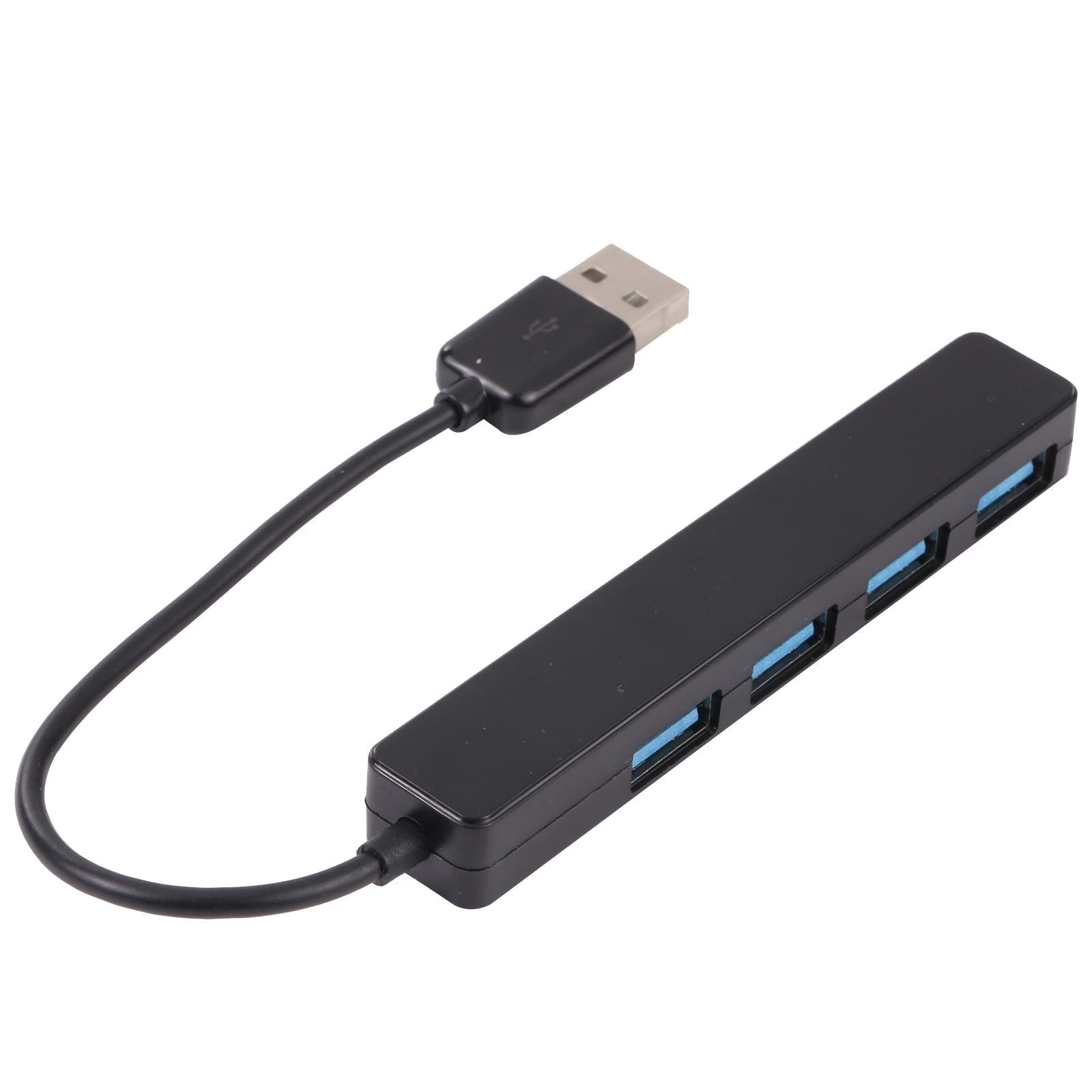 4-In-1 Usb Hub Docking Station Black 4