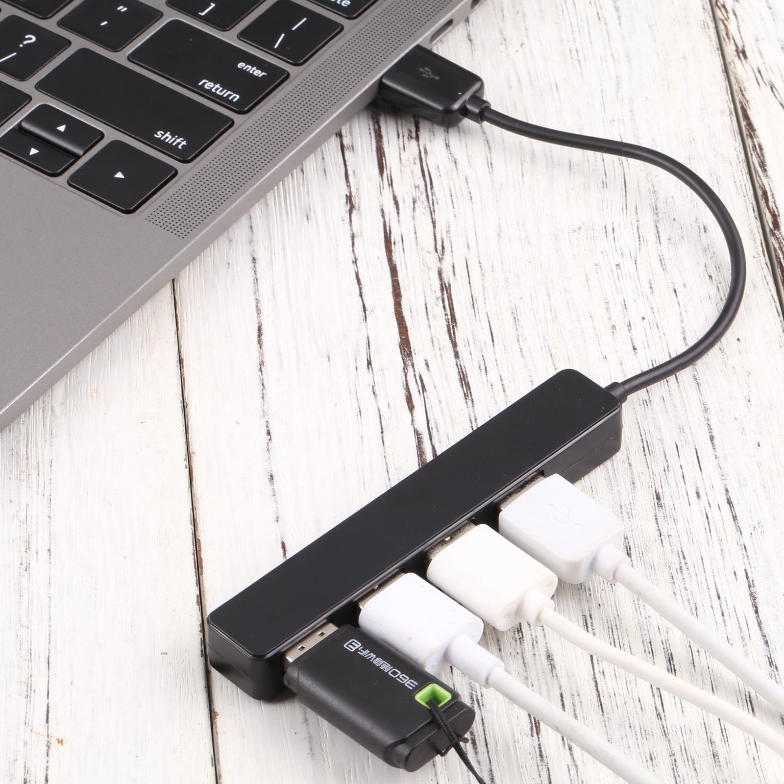 4-In-1 Usb Hub Docking Station Black 8