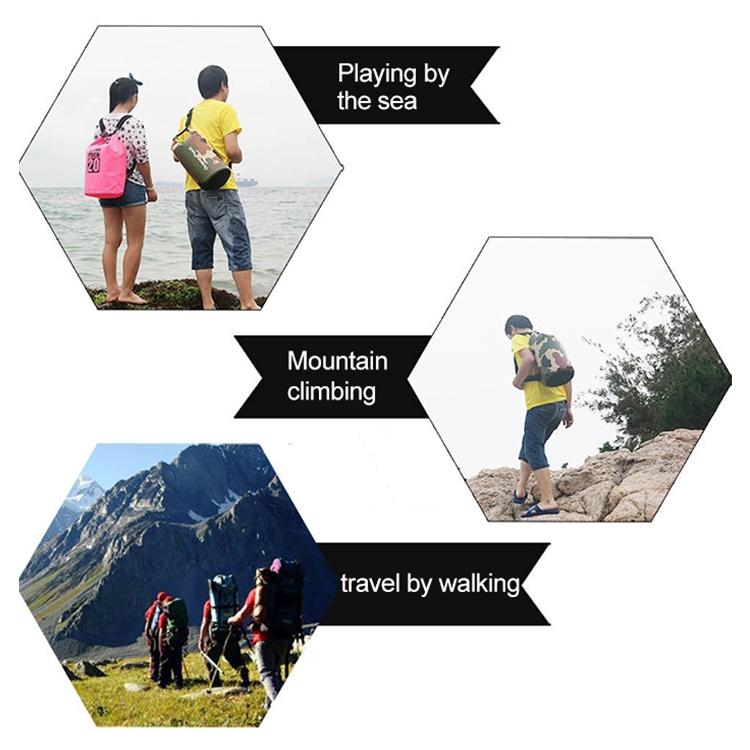 Waterproof Outdoor Dry Bag 2L Pvc Barrel Bag For Ultimate Protection - Black 10