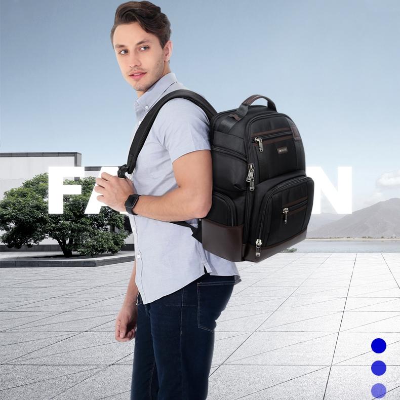 Large Capacity Multi-layer Laptop Backpack with Breathable Design - 15.6 Inch Black - 35x20x43cm 8