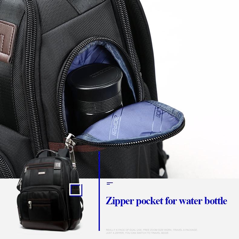 Large Capacity Multi-layer Laptop Backpack with Breathable Design - 15.6 Inch Black - 35x20x43cm 14