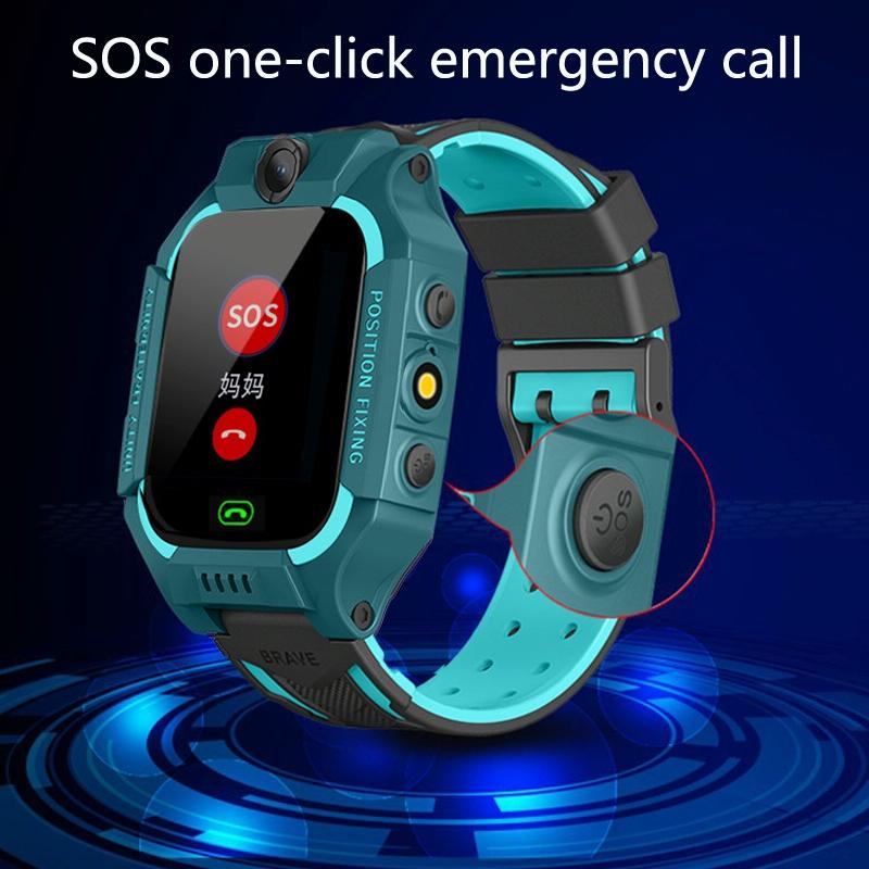 Children Phone Watch Smart Positioning Full Touch Screen Student Watch - Purple 8