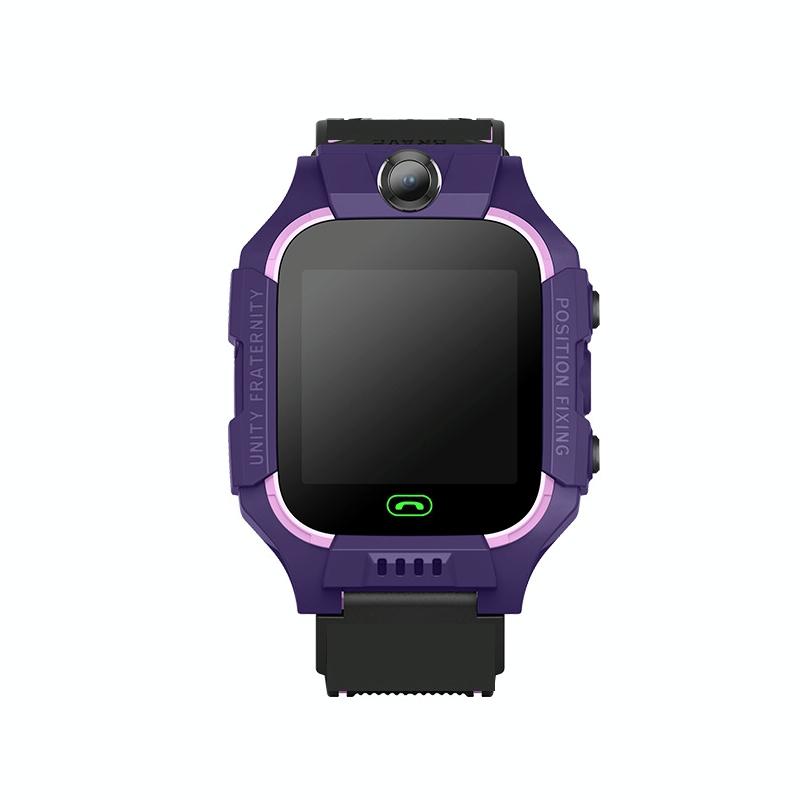 Children Phone Watch Smart Positioning Full Touch Screen Student Watch - Purple 10