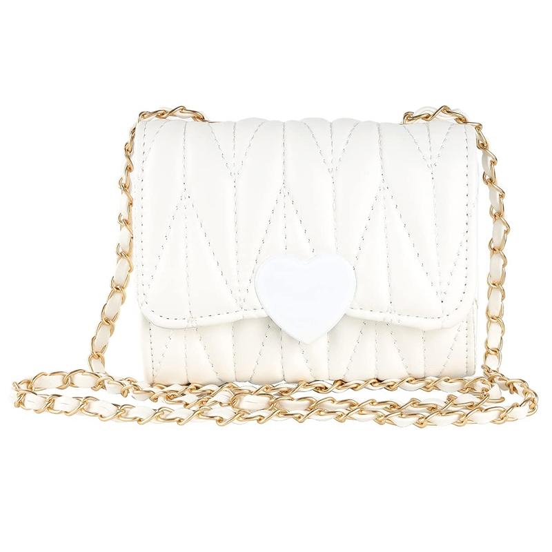 Princess Crossbody Bag For Kids - White