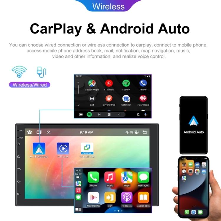 10.1 Inch Android 13.0 Carplay Navigation Monitor - Standard + Ahd Camera 11