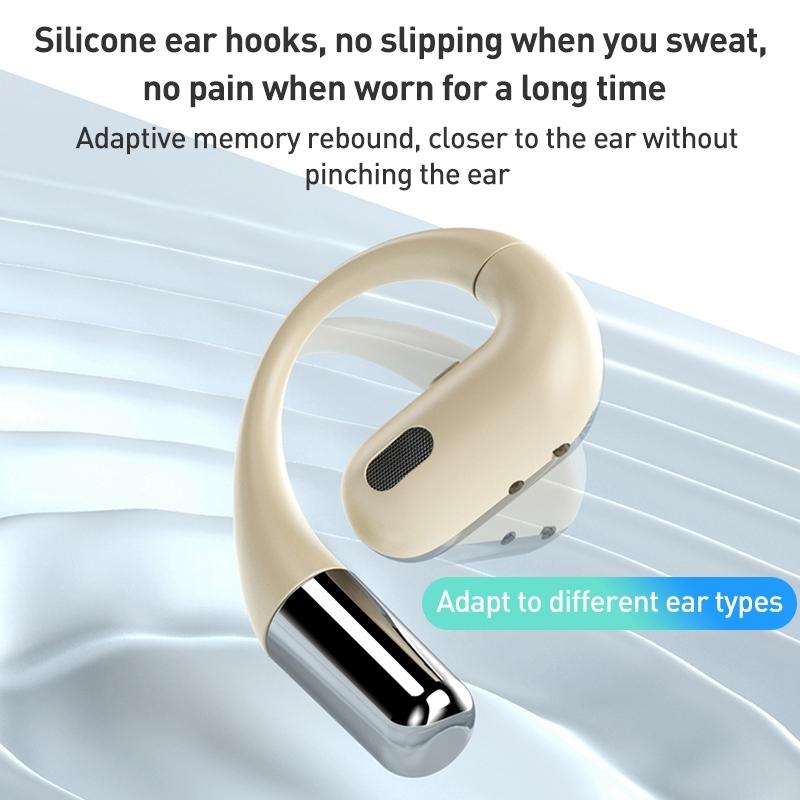 Phantom Open Wireless Bluetooth Earphones - Zga Gs13 - Beige 4