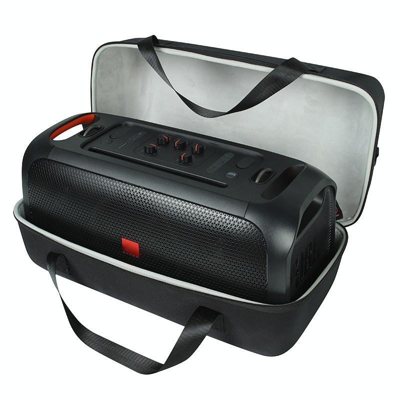 Jbl Partybox On-the-go Hard Eva Storage Bag with Microphone Bag - Shockproof - Black + Grey 7