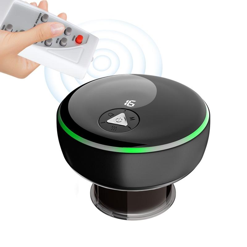 Smart Cupper With Light: Electric Heated Scraping Massage Tool - Red